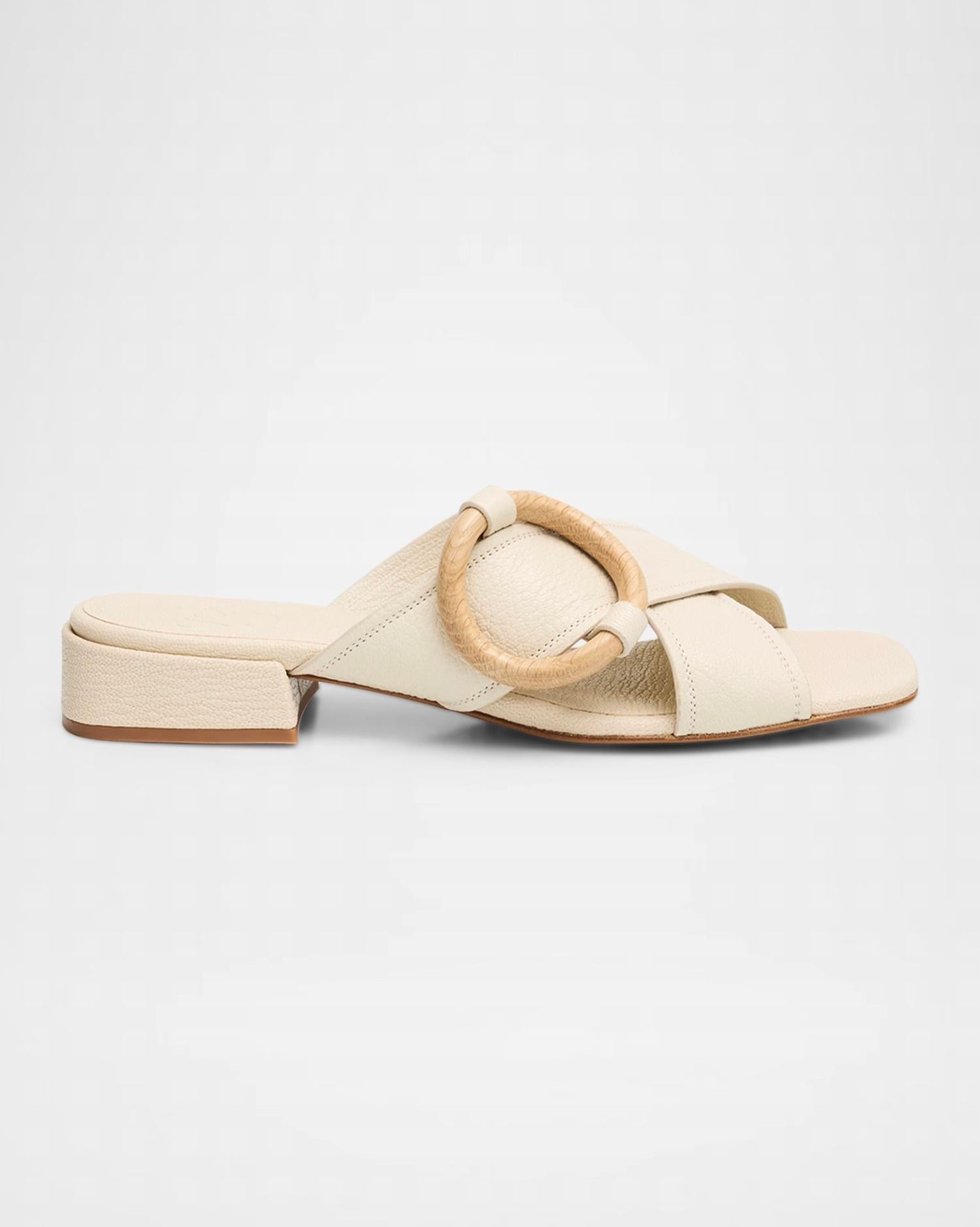 Pedro Garcia - Women's Edem Leather Slide Sandals