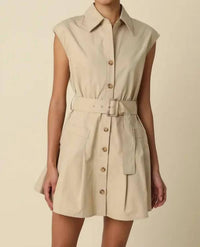 Mint Exclusives - Donna Belted Shirt Dress