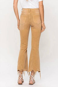 Vervet By Flying Monkey - Women's Fallen Crop Flared Jeans