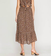 She + Sky - Sleeveless Tie Dye Woven Dress