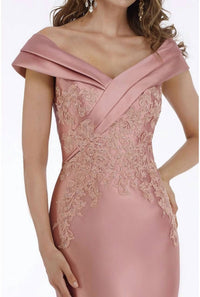 Gia Franco - Column Glittering Long Dress
