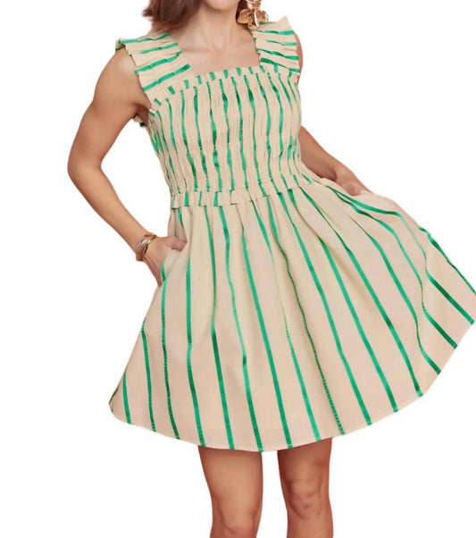 English Factory - Stripe Mini Dress