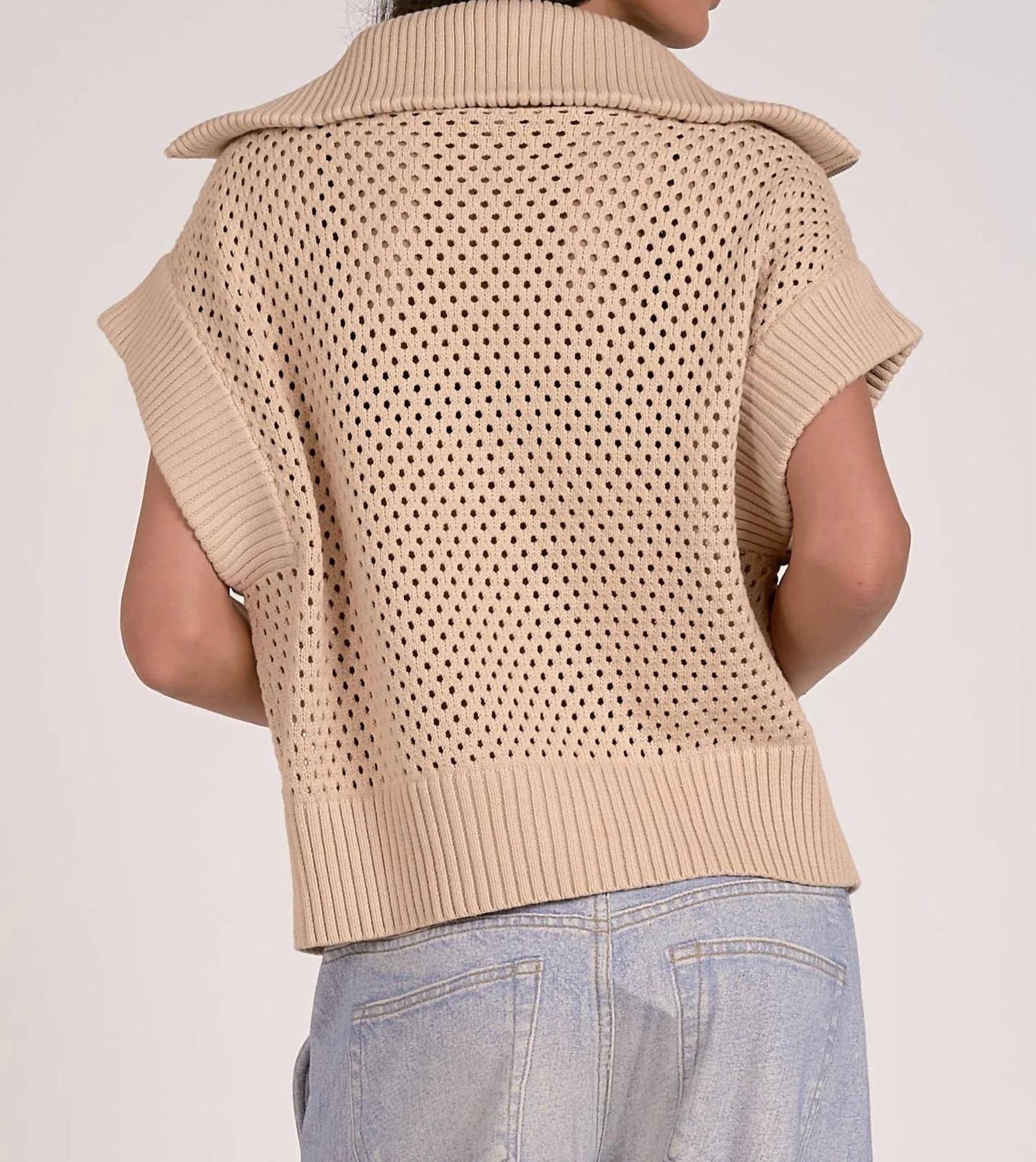 Elan - Allie Zip Up Sweater