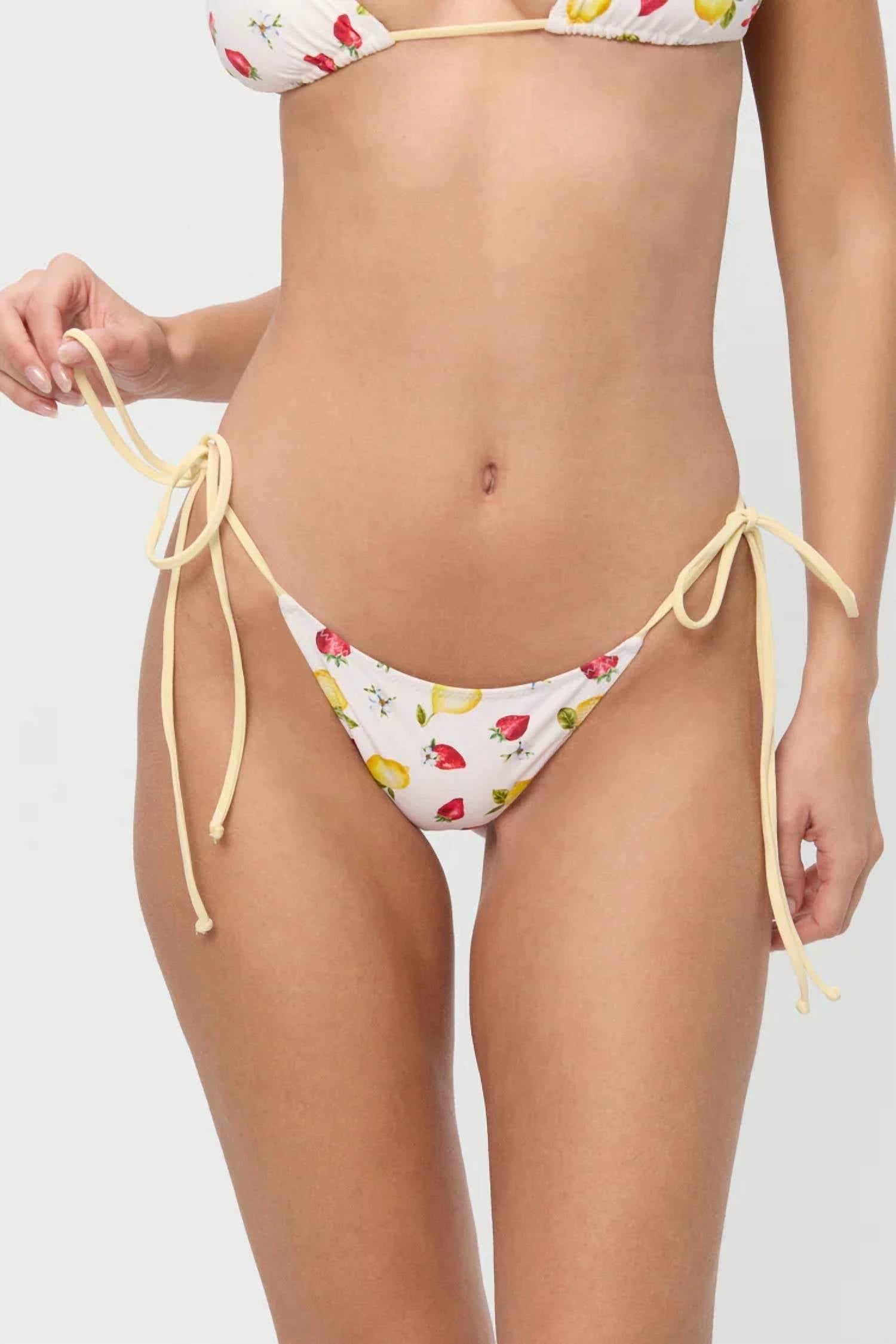 Frankies Bikinis - Mackenzie String Bikini Bottom
