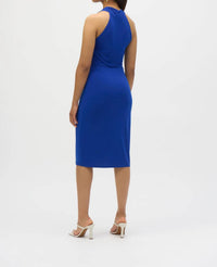 Joseph Ribkoff - Draped Front Halter Sheath Dress