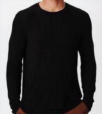 Atm - Men's Modal Rib Oversized Long Sleeve Crew Neck Tee