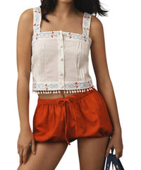 Hunter Bell - Emery Embroidered Top