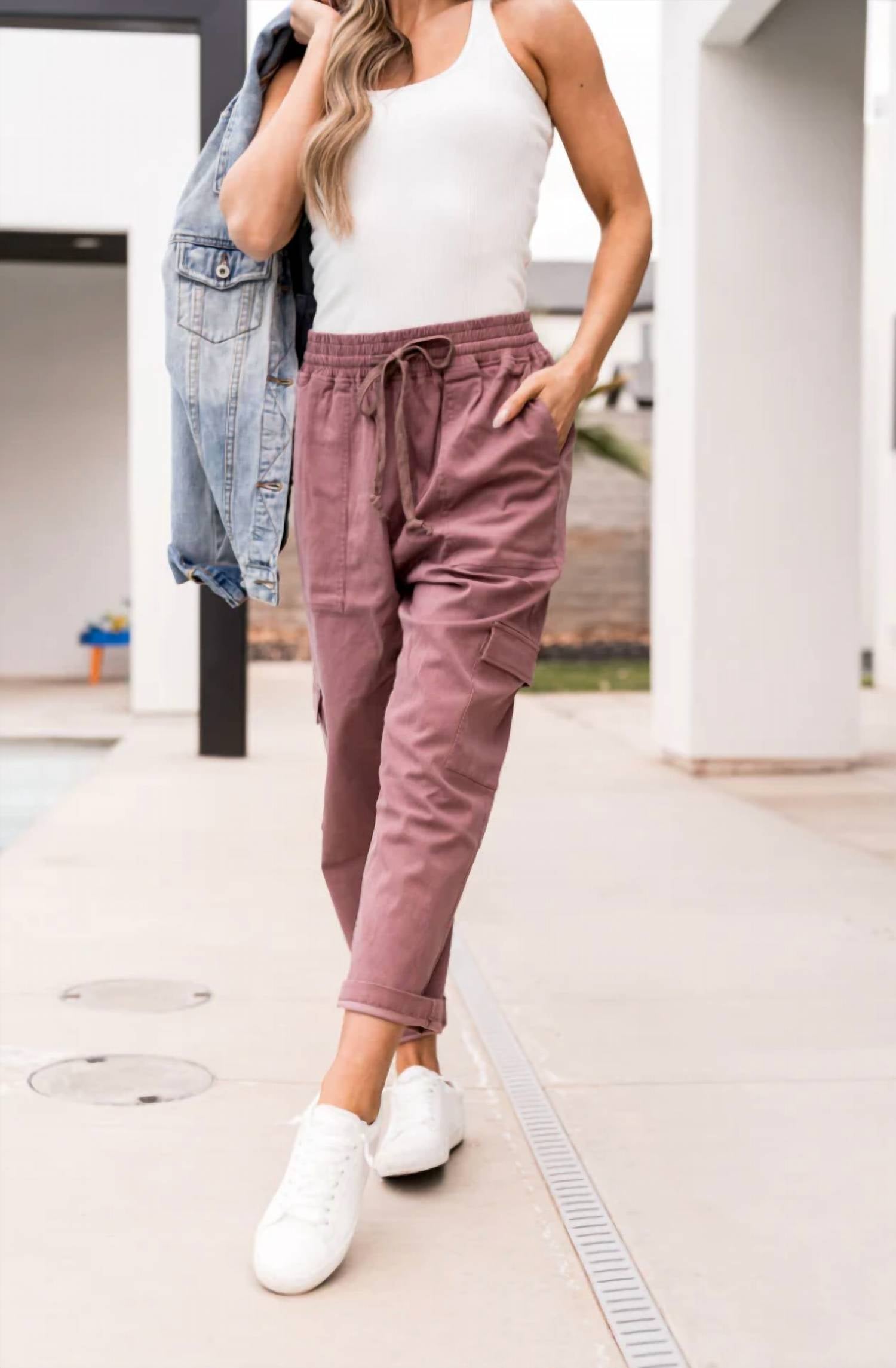 Ampersand Ave - Cargo Crop Pants