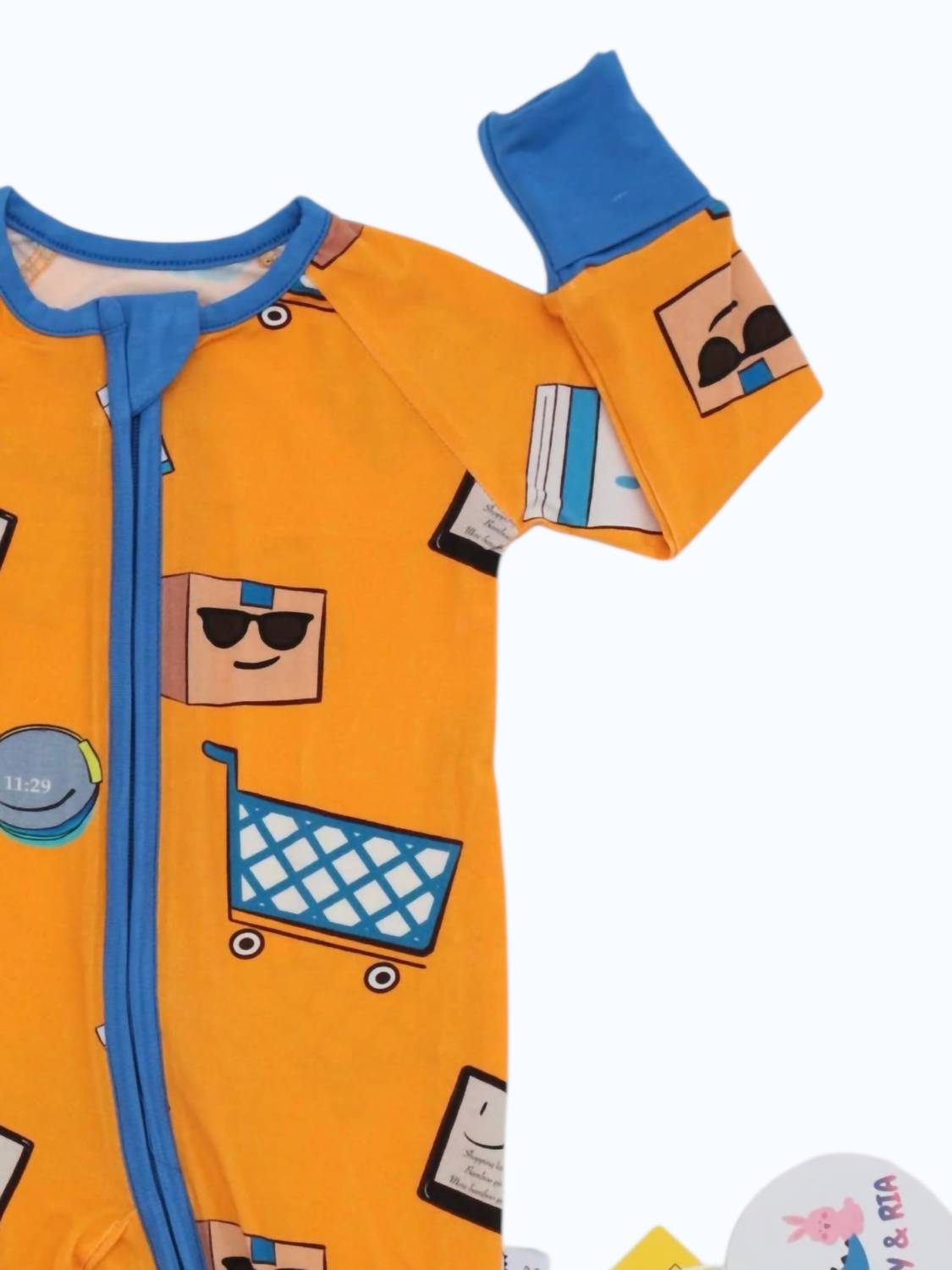 Ceddy & Ria - Boy's A To Z Bamboo Romper