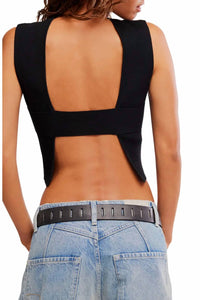 Free People - Back To Back Crop Tank Top