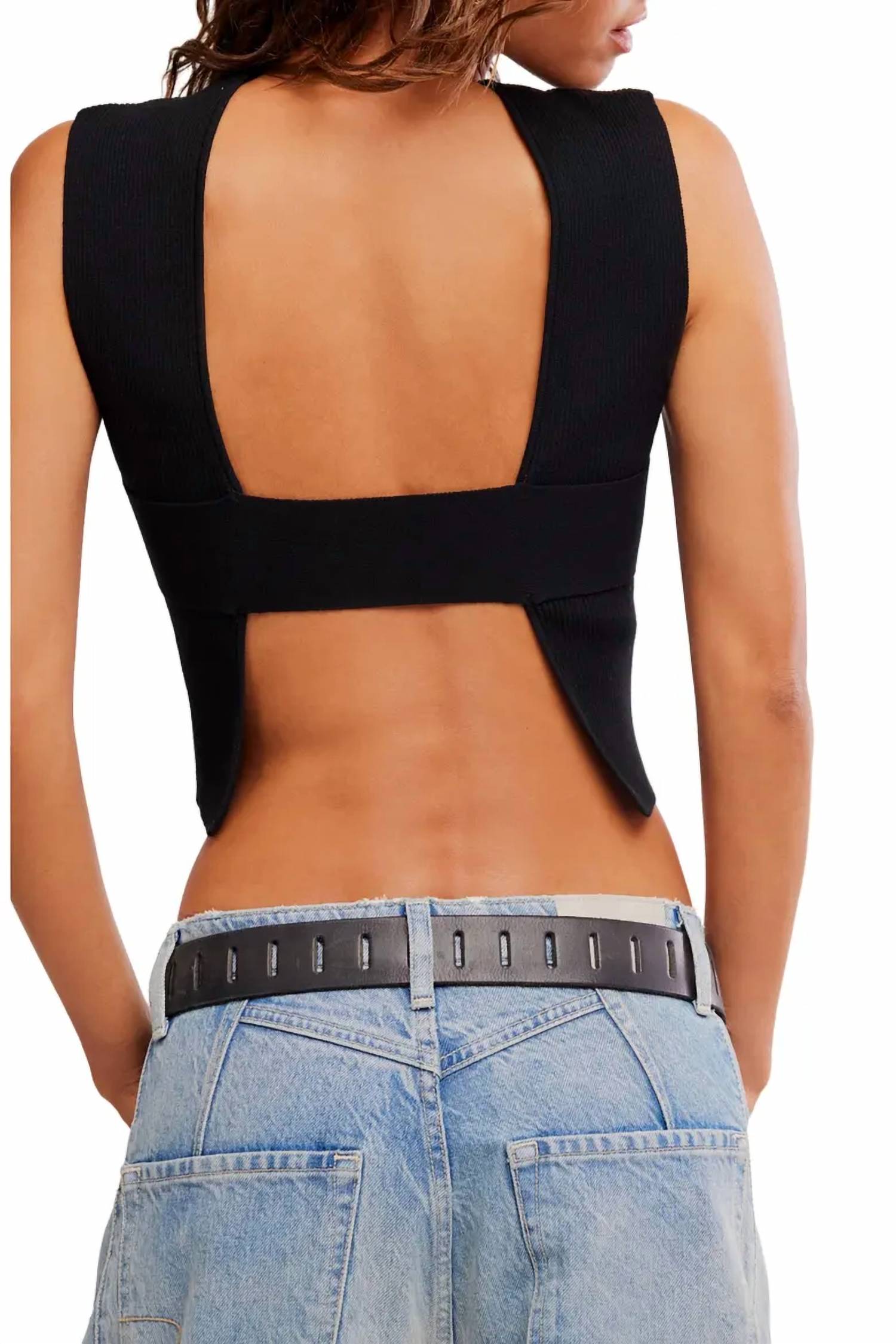 Free People - Back To Back Crop Tank Top