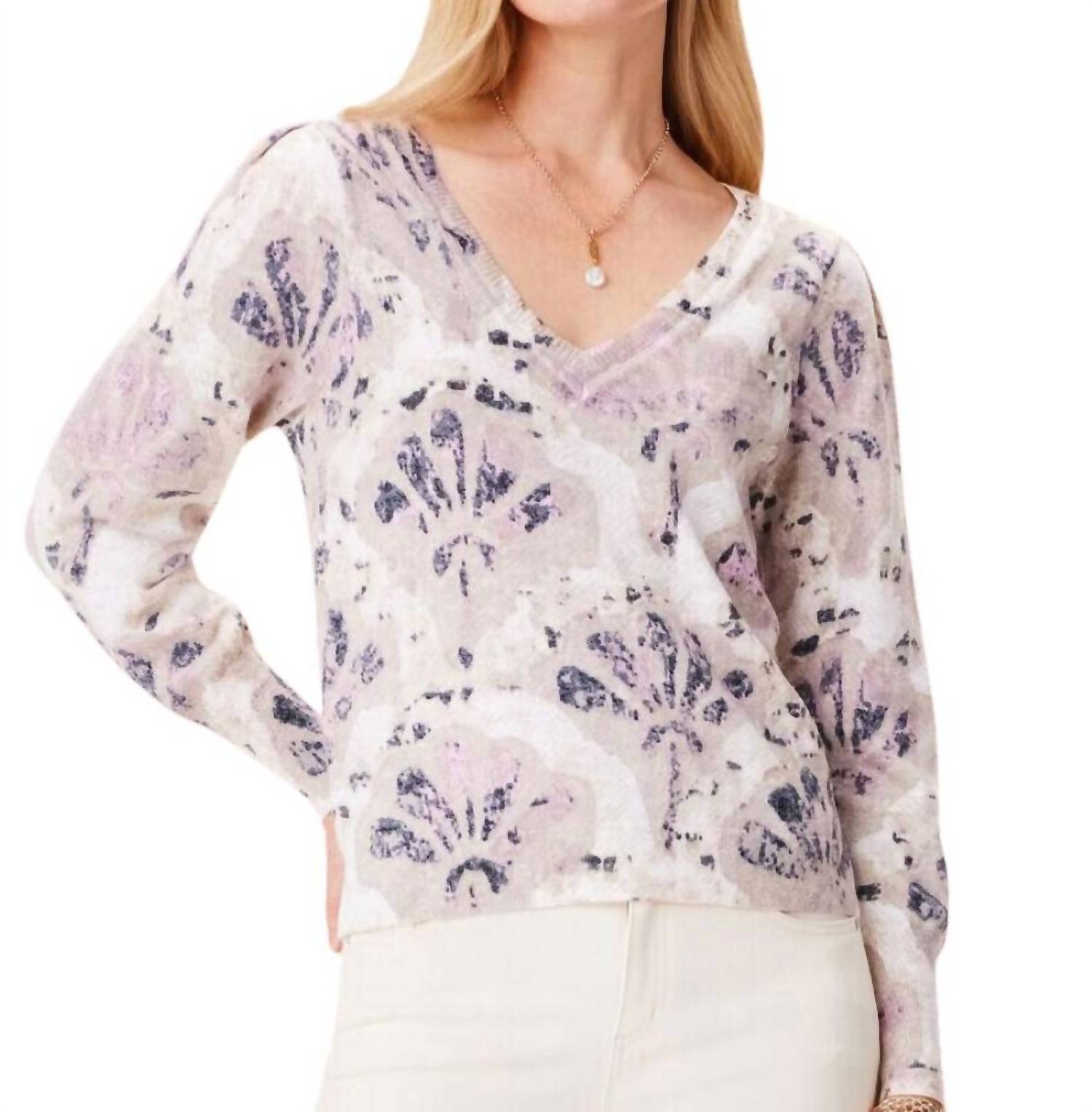 Nic + Zoe - FALLING FANS SWEATER