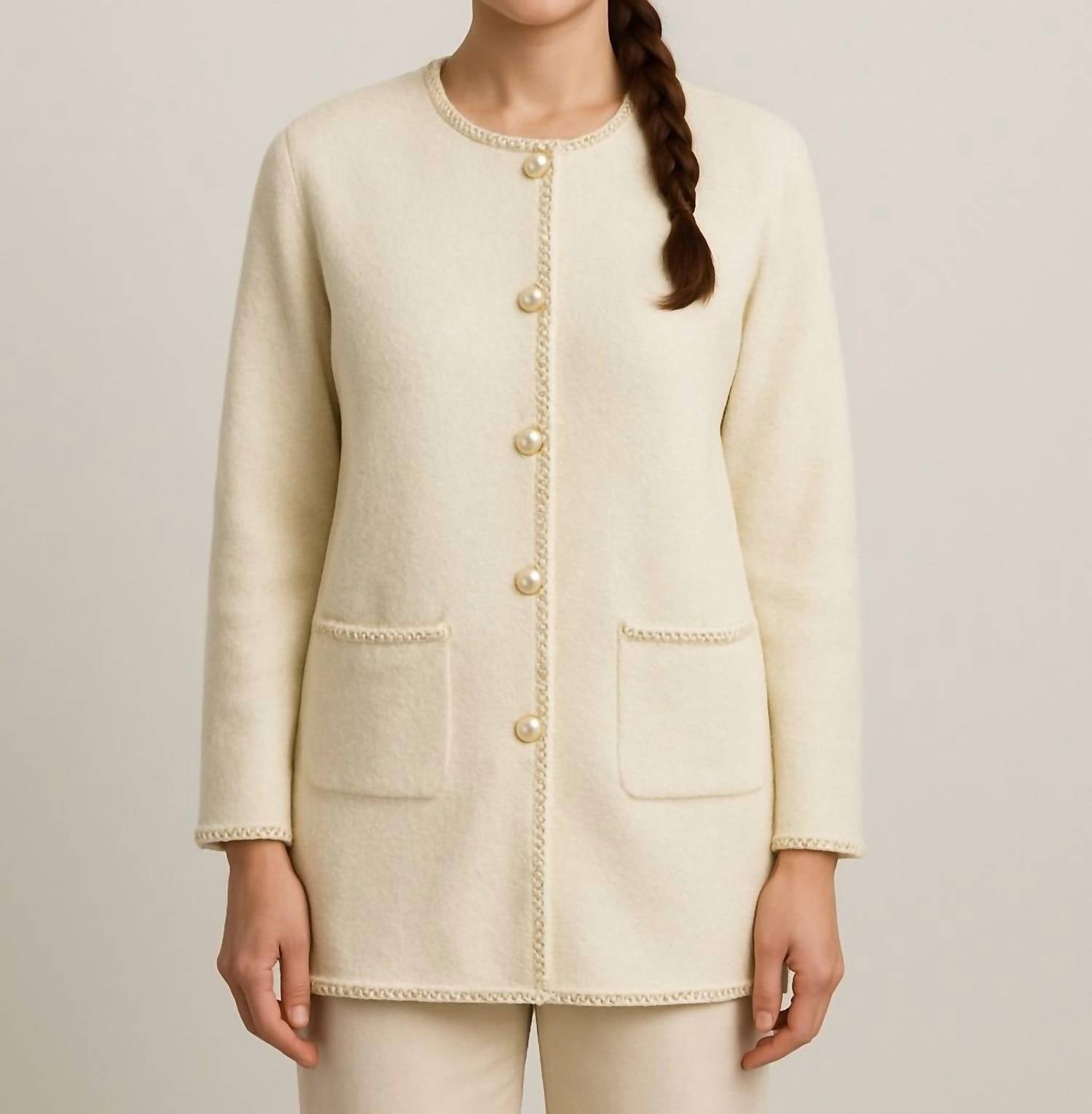 Creation - White Cardigan