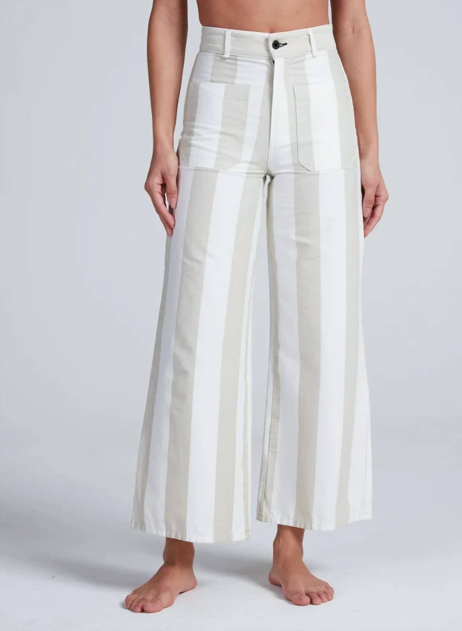 Askk Ny - Cropped Sailor Wide-leg Pants