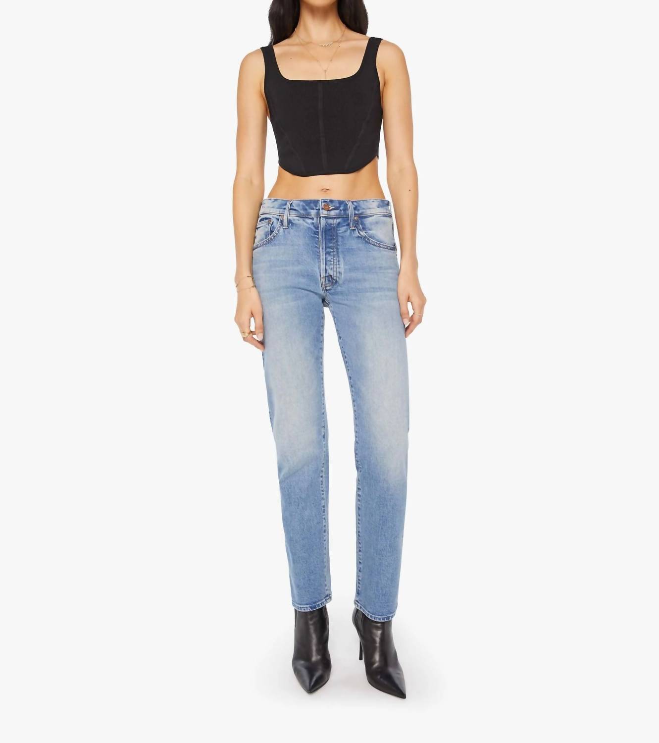 Mother - Mid Rise Hiker Hover Jeans