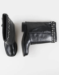 Free People - Women's Scorpio Studded Foldover Boots