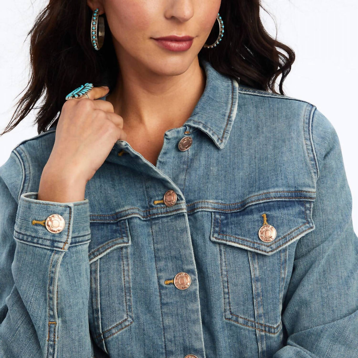 Ariat - Button Front Denim Jacket
