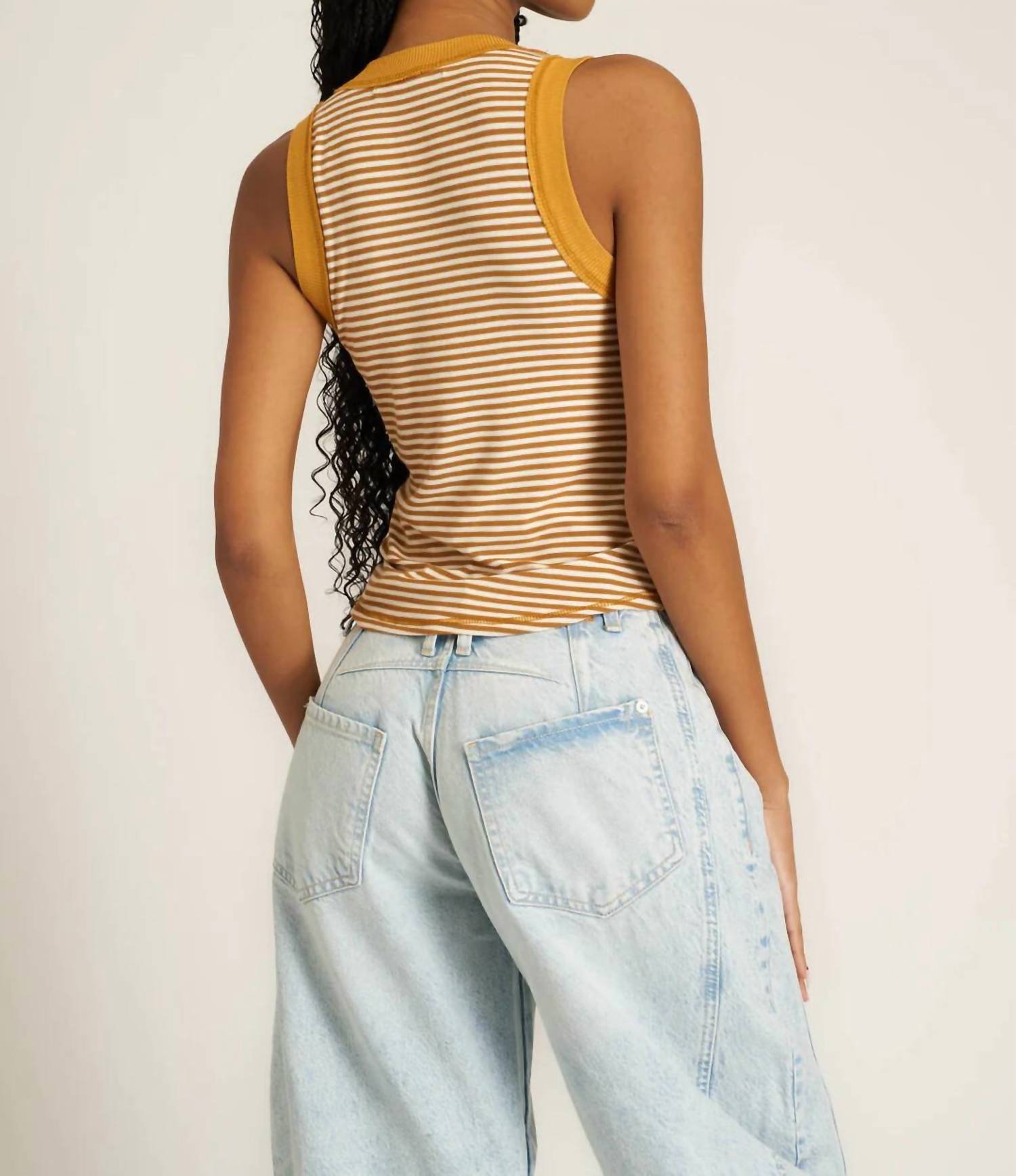 Project Social T - Hits Different Striped Tank Top
