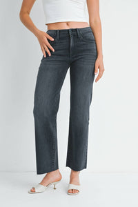 Just Black Denim - Slim Palazzo With Scissor Cut Jean