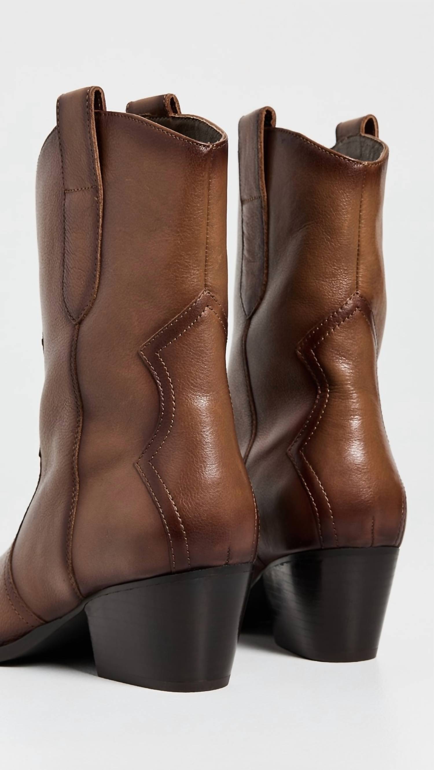 Free People Women's Cat Nap Booties in brown - women's shoe - view 4