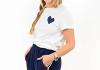 Kerri Rosenthal - Women's Suke Contrast Imperfect Heart Tee