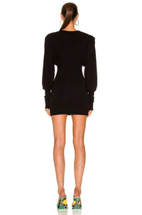 The Attico - Pre-loved Short Dress With Long Sleeve