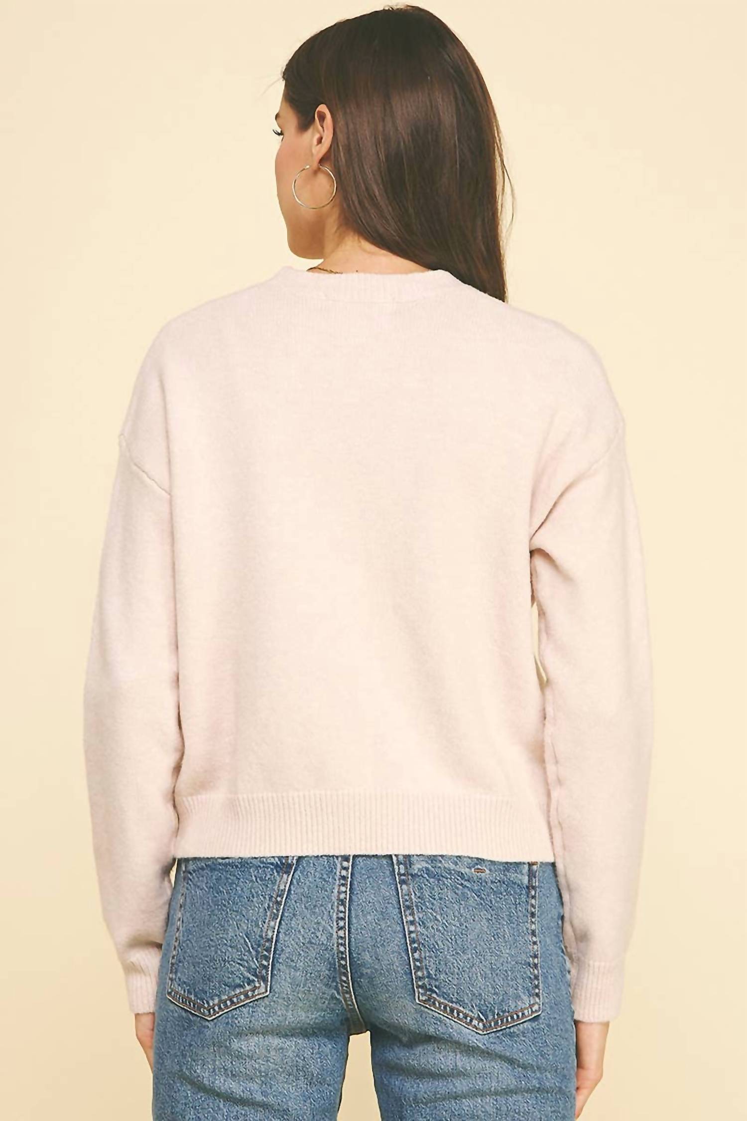 Pinch - Heart Crew Neck Sweater