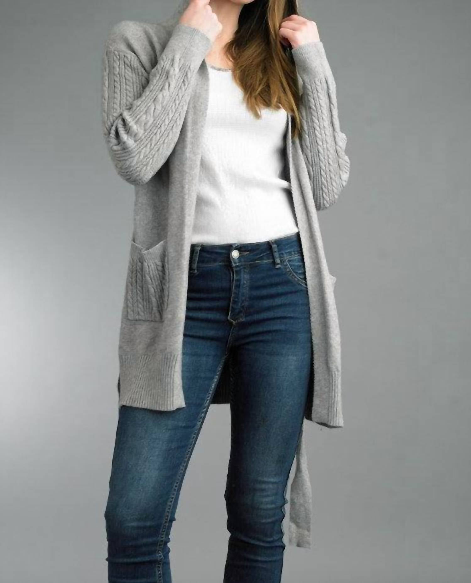 Tempo Paris - Cable Hoodie Sweater