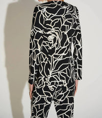 Joseph Ribkoff - Foiled Floral Blazer Jacket