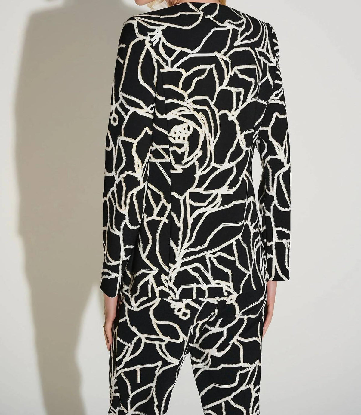 Joseph Ribkoff - Foiled Floral Blazer Jacket
