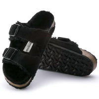 Birkenstock - Unisex - Arizona Shearling Suede Leather Sandals
