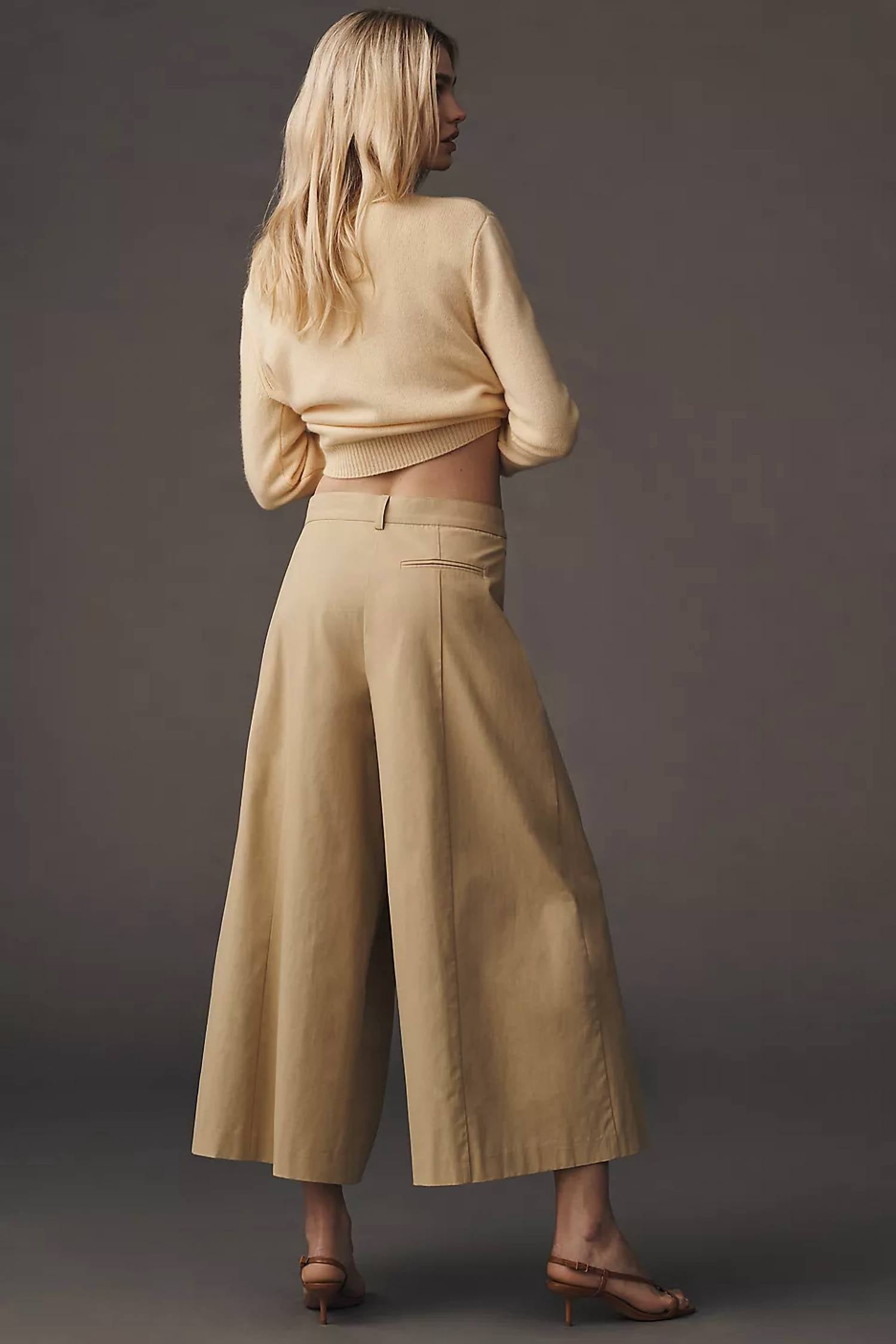 Astr - Rowen Pleated Culotte Pants