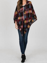 Style Usa - Cool Nights Hooded Poncho