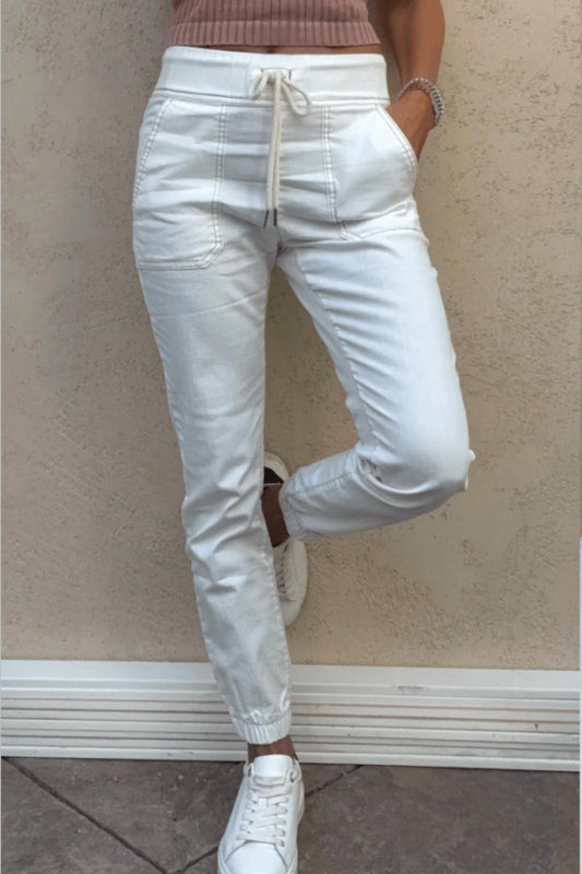 Bevy Flog - Tali Ivory Denim Jeans