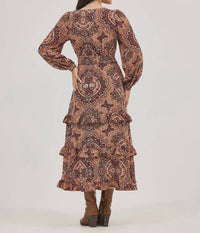 Wrangler - Ruffle Accent Maxi Dress