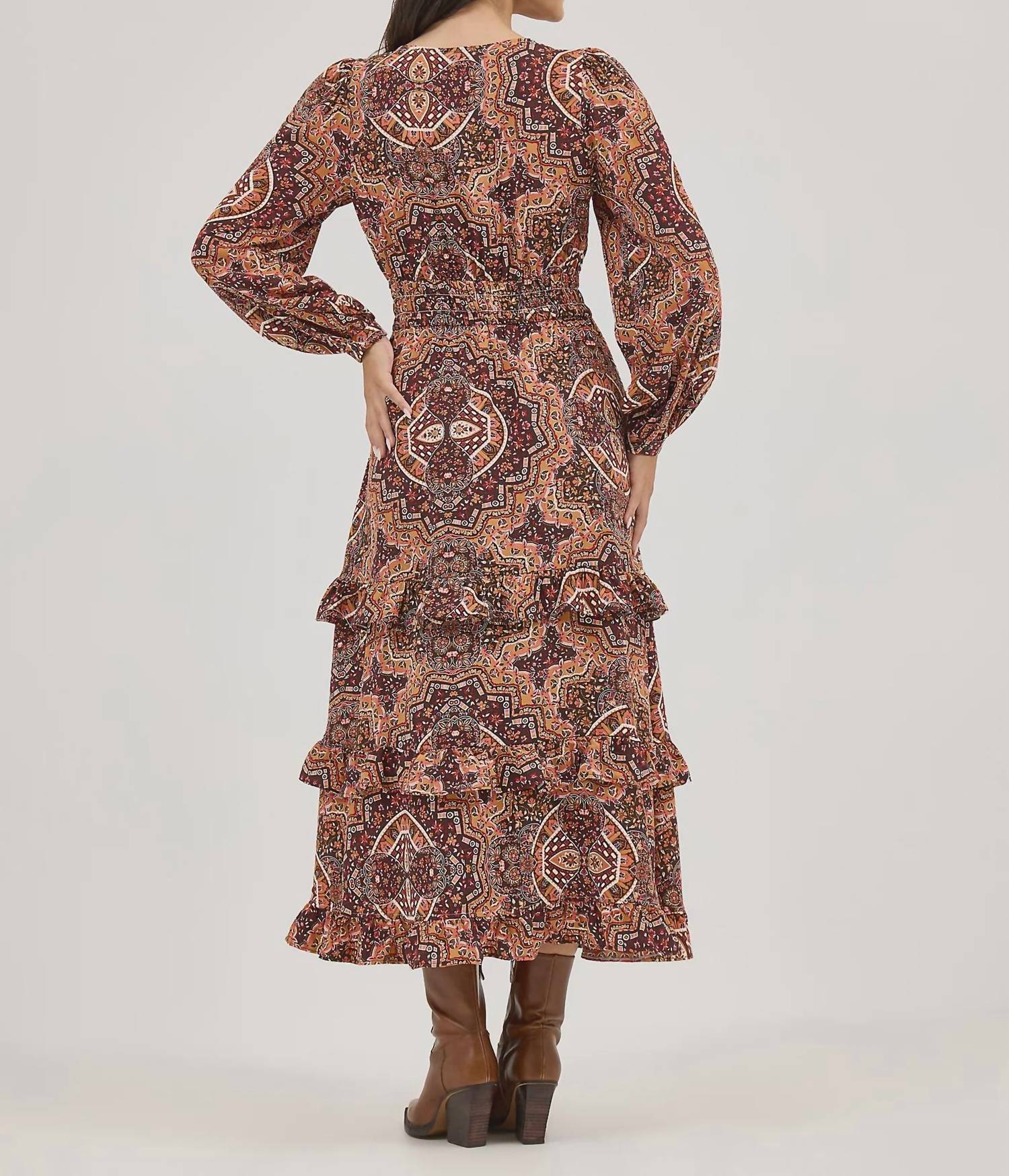 Wrangler - Ruffle Accent Maxi Dress