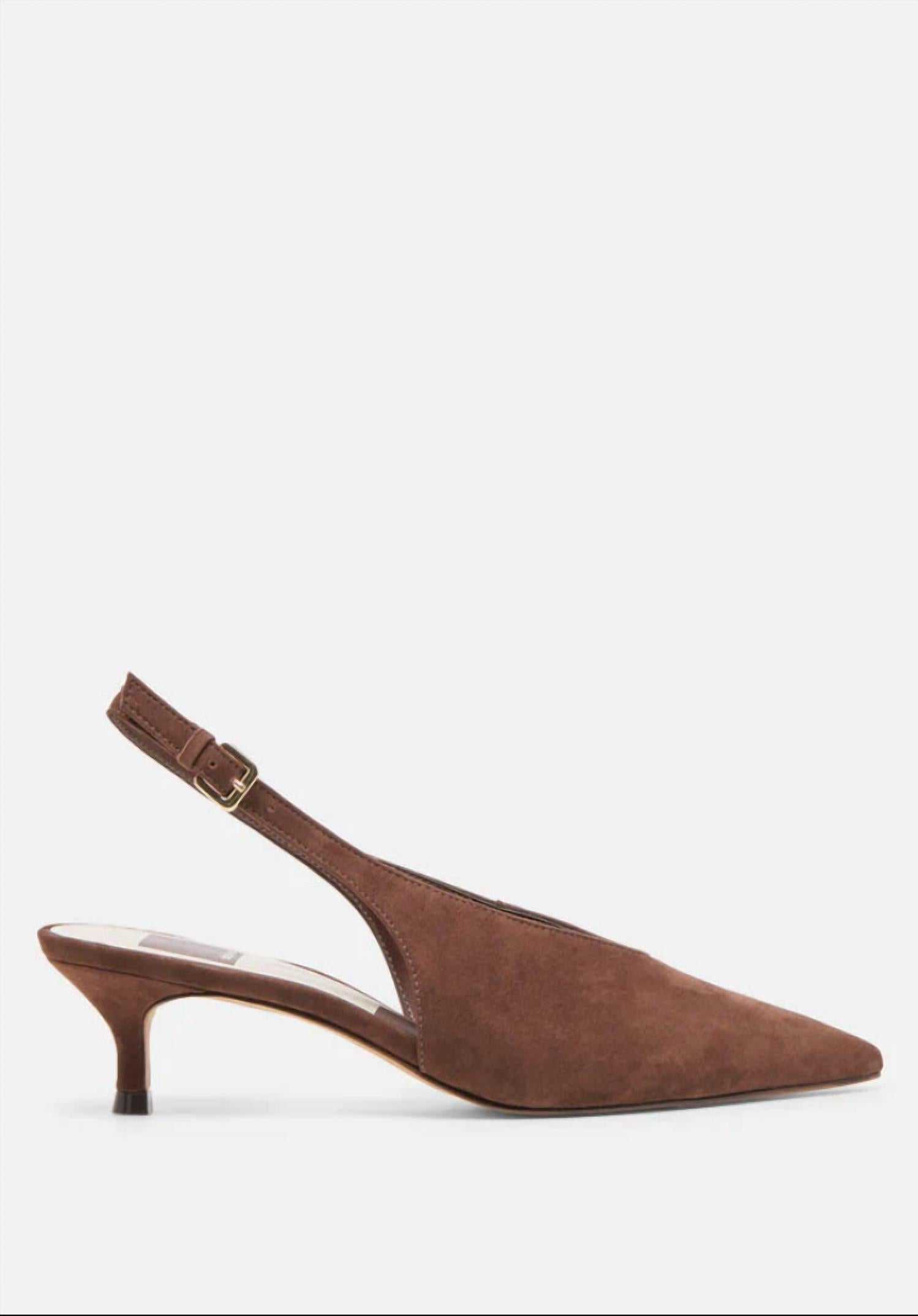 Dolce Vita Women's Alenna Sling Back Heels in brown - women's heels