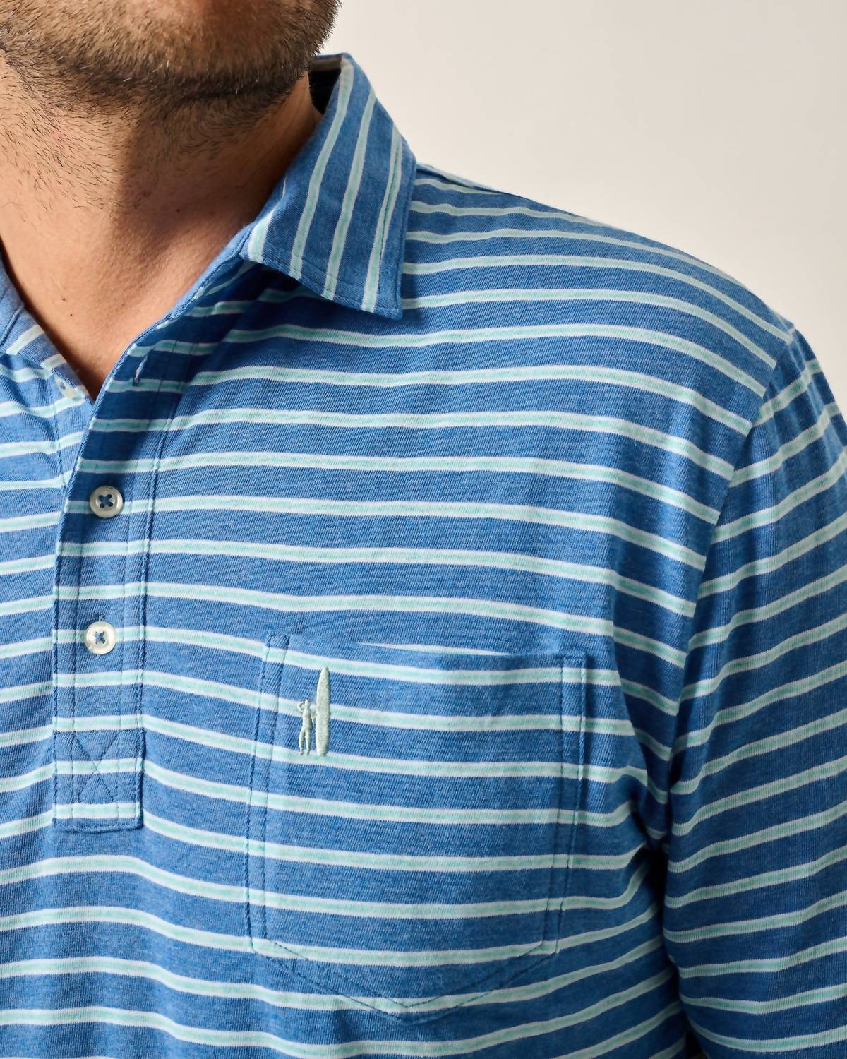 Johnnie-O - Original 4-button Polo - Matthis Stripe
