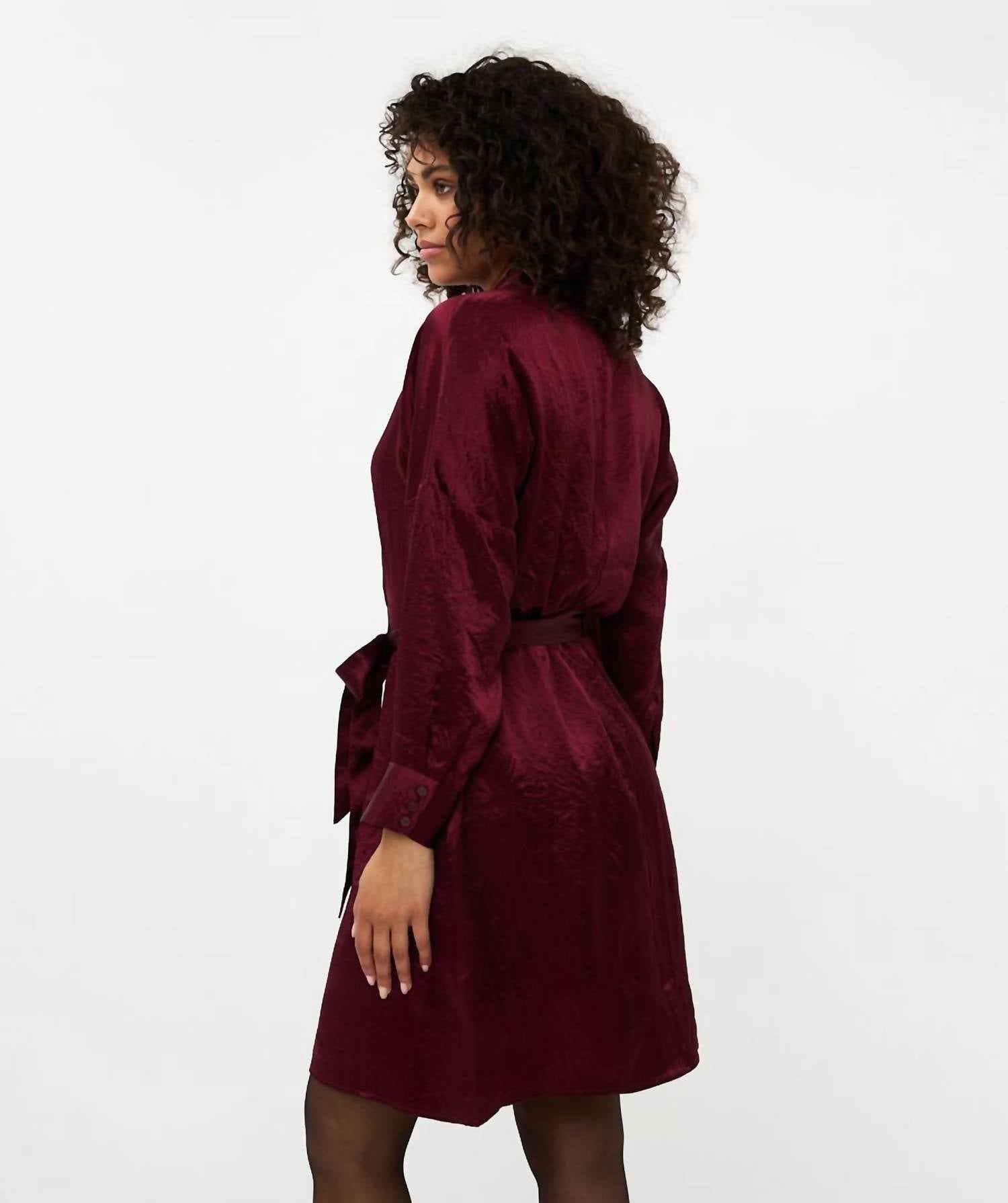 Esqualo - Crushed Satin Dress