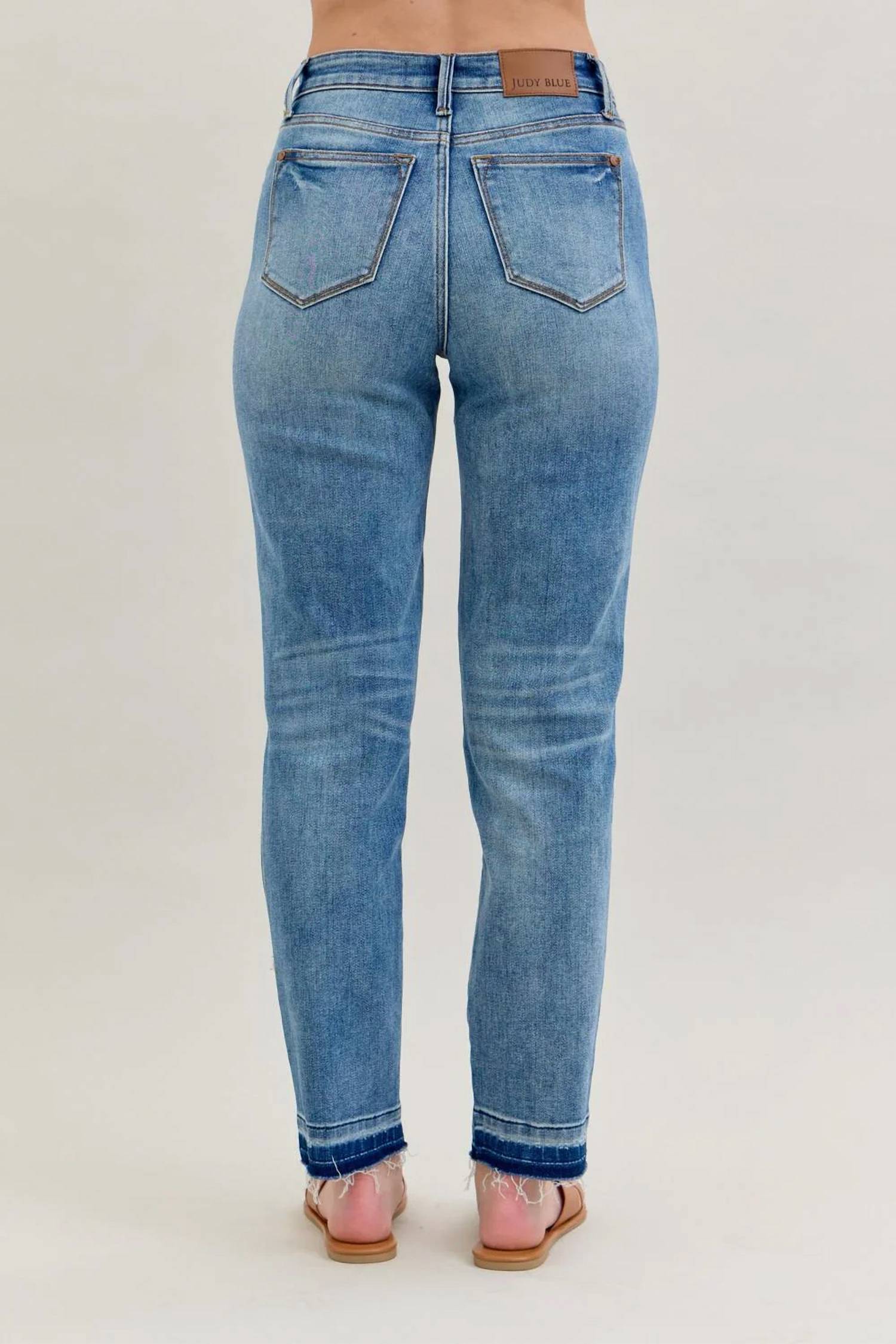 Judy Blue - Rigid Magic Release Hem Boyfriend Jeans