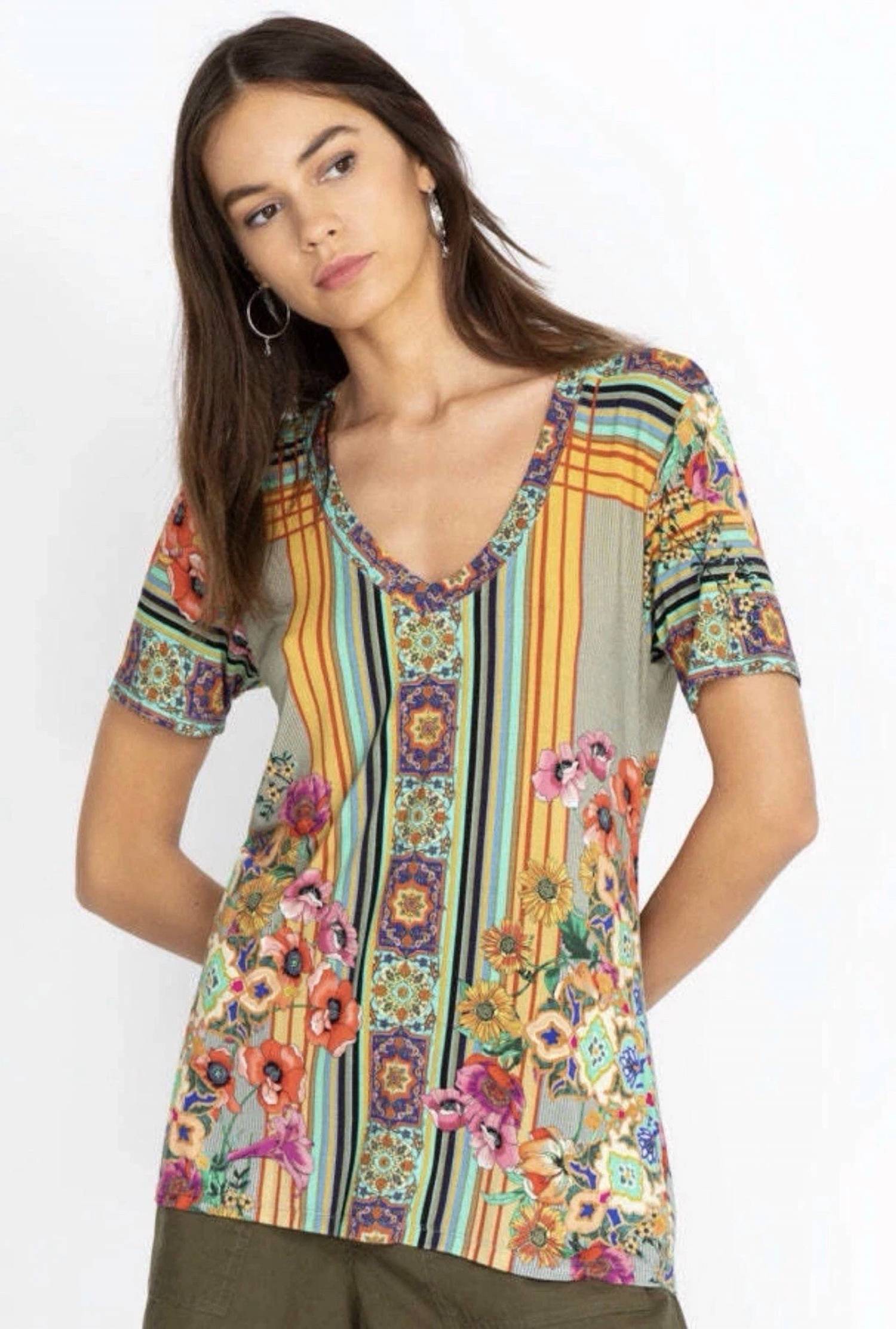 Johnny Was - The Hunter V-Neck Top
