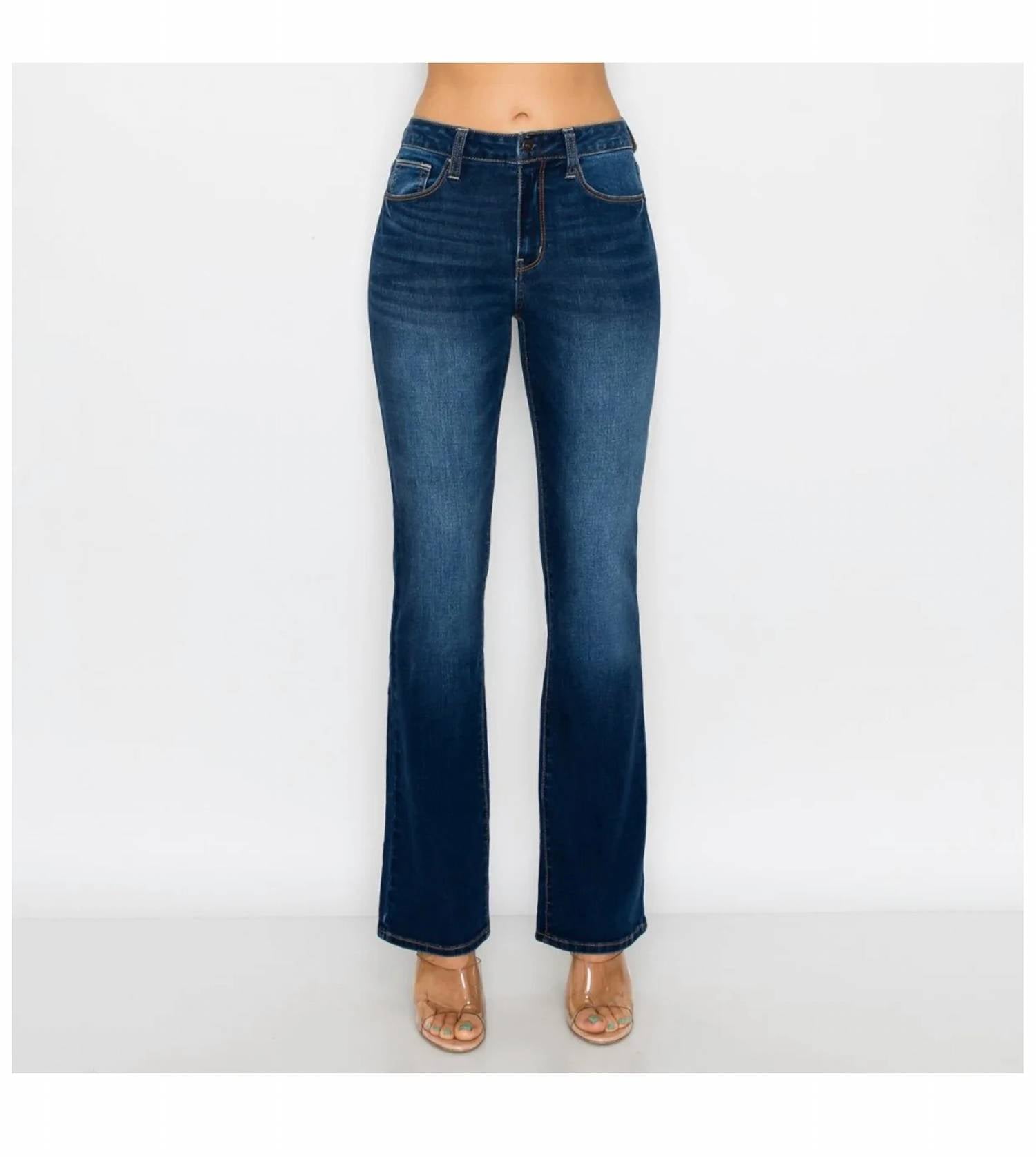 Blue Age - High Rise Flare Leg Stretch Denim Jeans