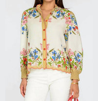 Elizabeth James The Label - Emily Balloon Sleeves Top