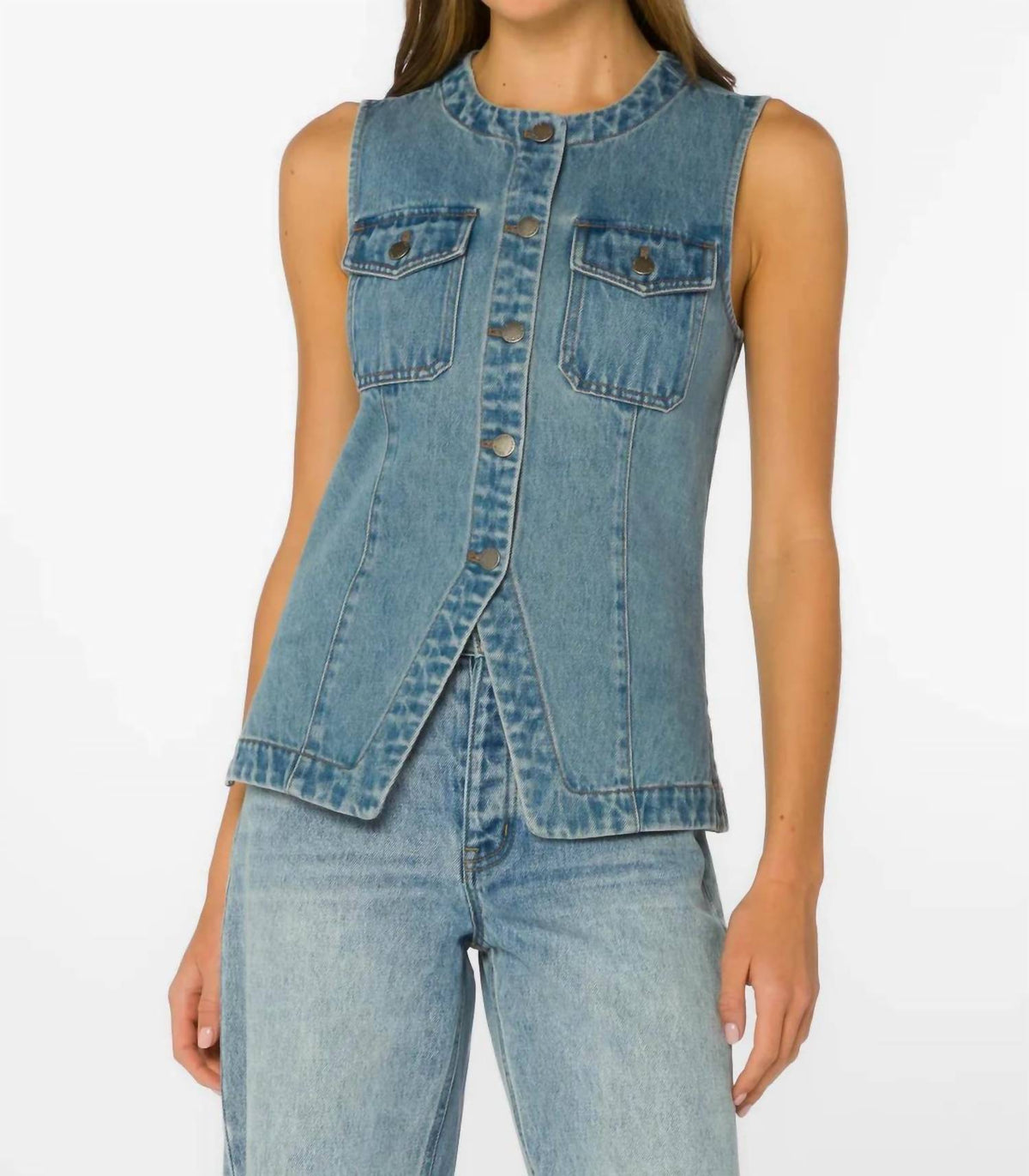 Velvet Heart - Ideline Denim Vest