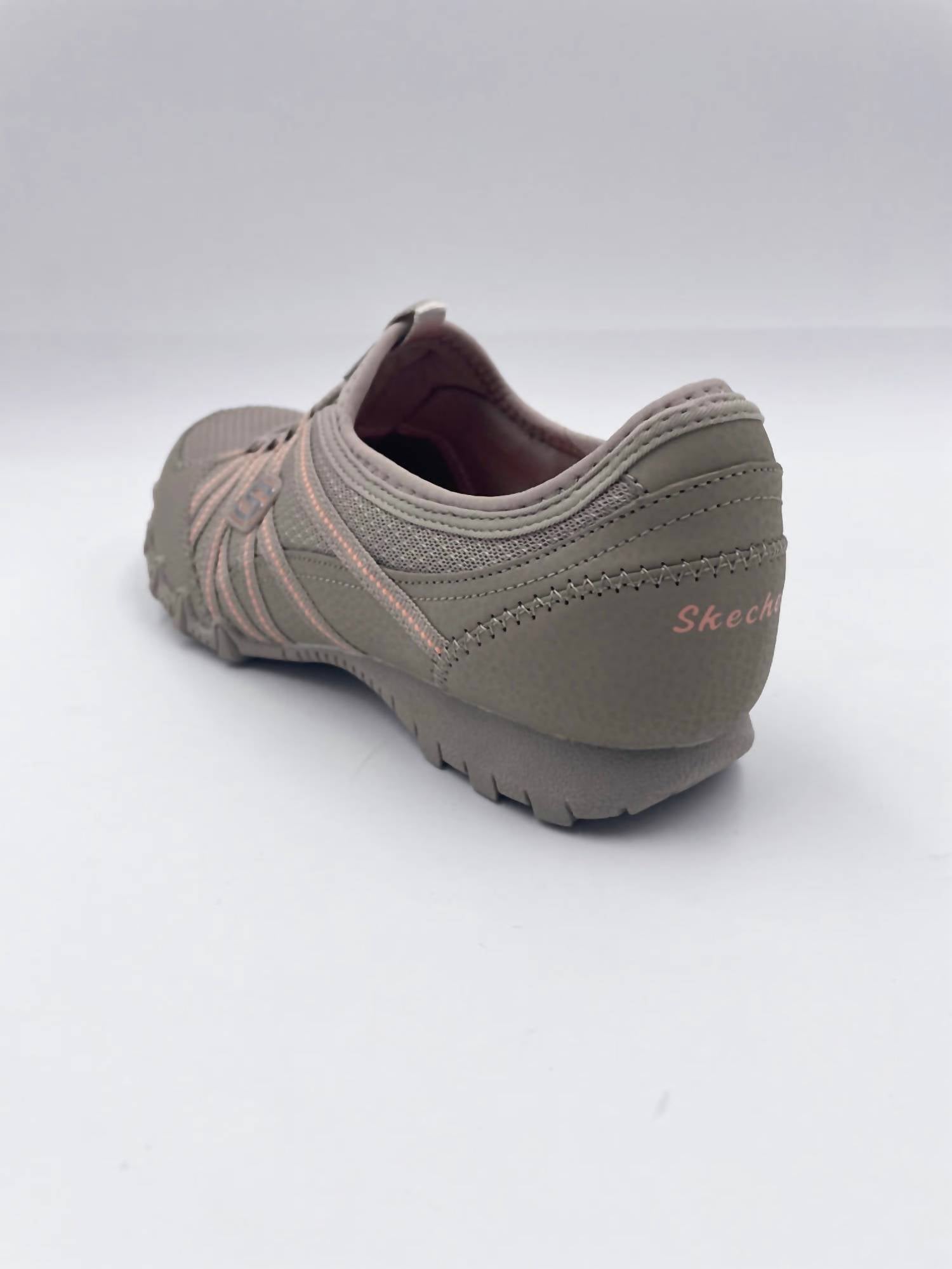 Skechers Women's Bikers Lite Sneakers in taupe - women's sneaker - detail view