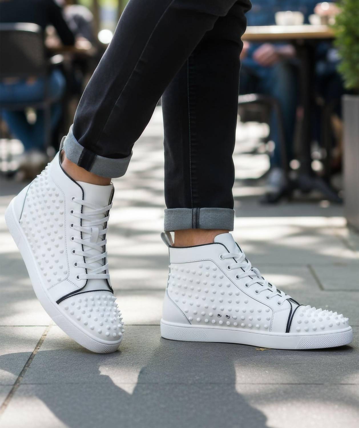 Barabas - Men's Burmese Spike High Top Sneakers