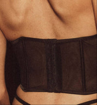 Kilo Brava - Embroidery Sweetheart Bustier Crop Top