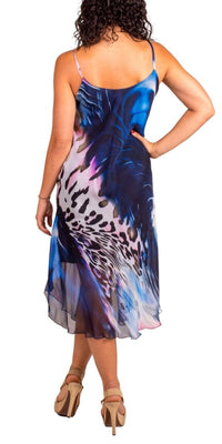 Gigi Moda - Animal Print Miele Midi Dress