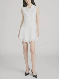 Frame - Embroidered Day Mini Dress