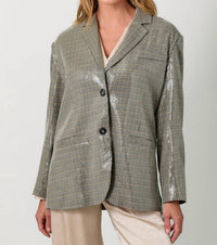 Mystree - Shiny Oversized Blazer